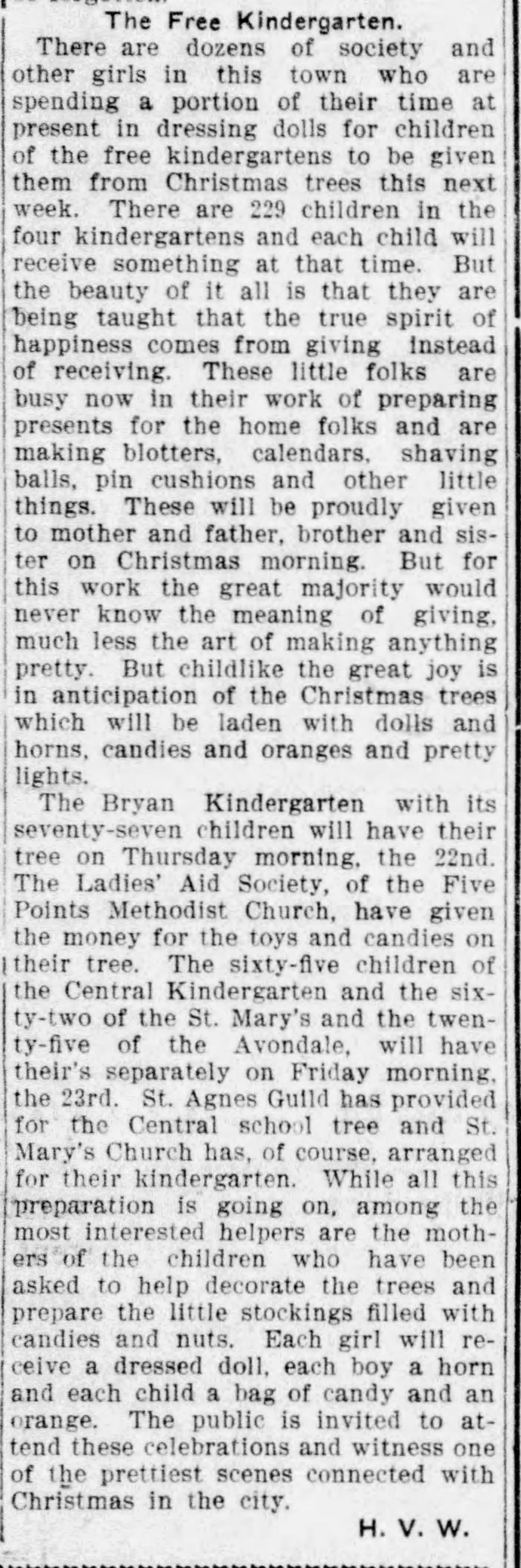 The Free Kindergartens